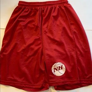 Men’s Red Athletics Shorts